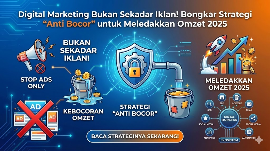 Digital Marketing Bukan Sekadar Iklan! Bongkar Strategi “Anti Bocor” untuk Meledakkan Omzet 2026