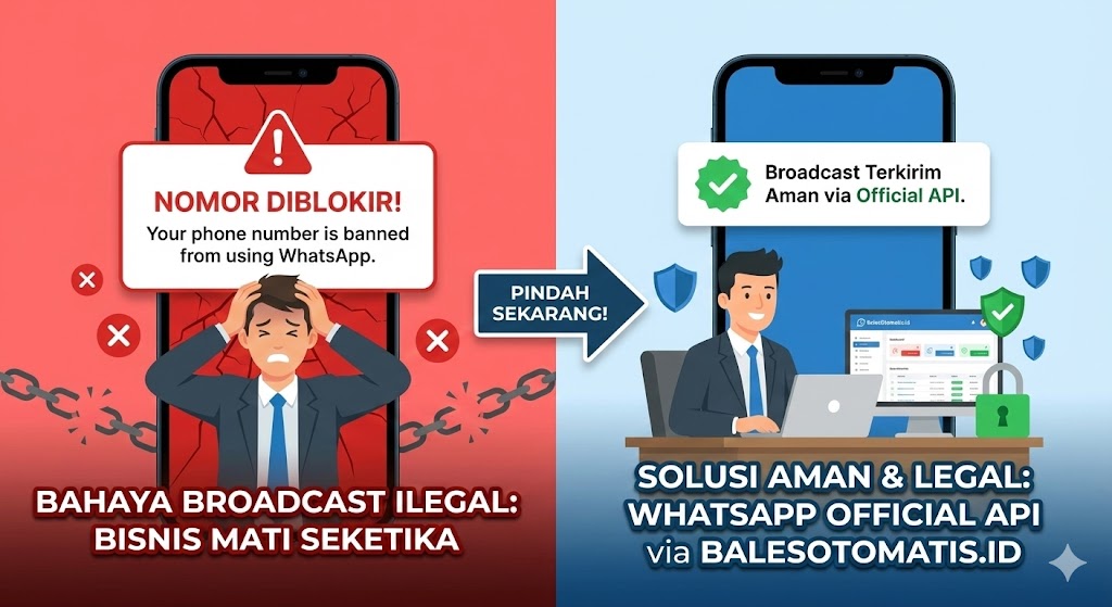 Sering Kehilangan Pembeli di Malam Hari? Atasi dengan Otomatisasi WhatsApp API