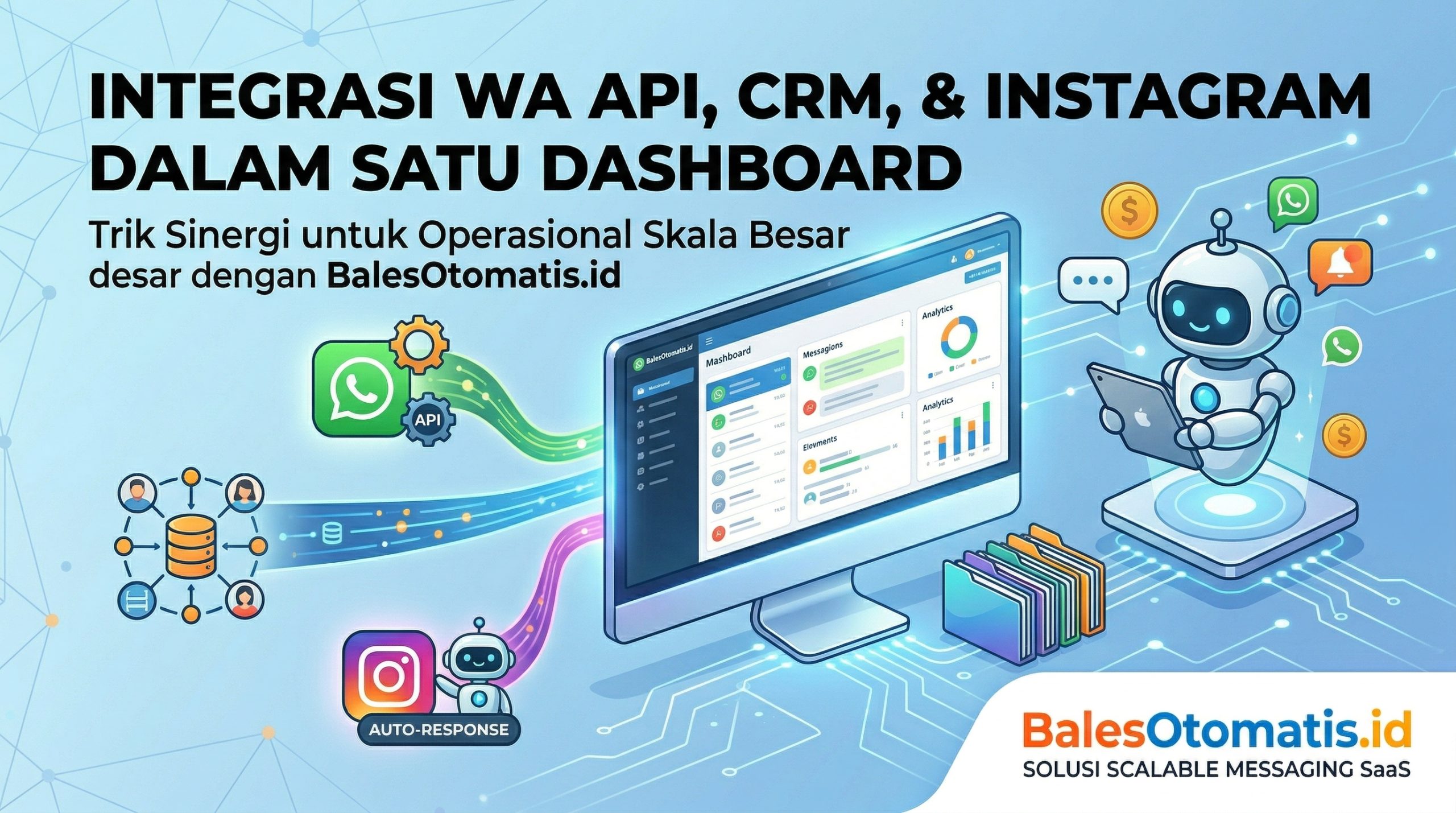Trik Menggabungkan WhatsApp API, CRM, & Automasi Instagram dalam Satu Dashboard